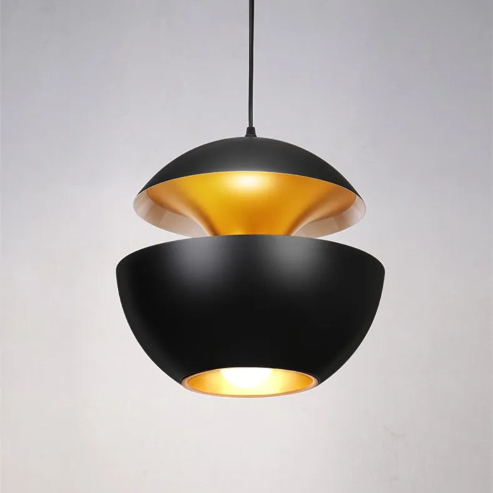 Lac Espéron | Industriële Hanglamp met Gouden Accent
