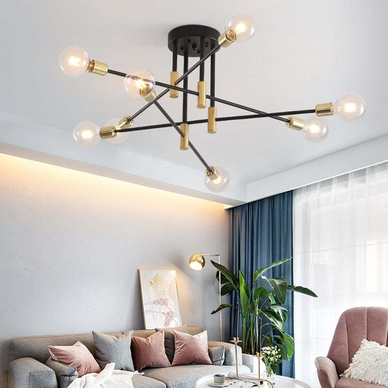 Variant image for Moderne Zwarte LED Plafondlamp met Diffuus Licht voor Slaapkamer en Woonkamer - Minimalistisch Ontwerp-6