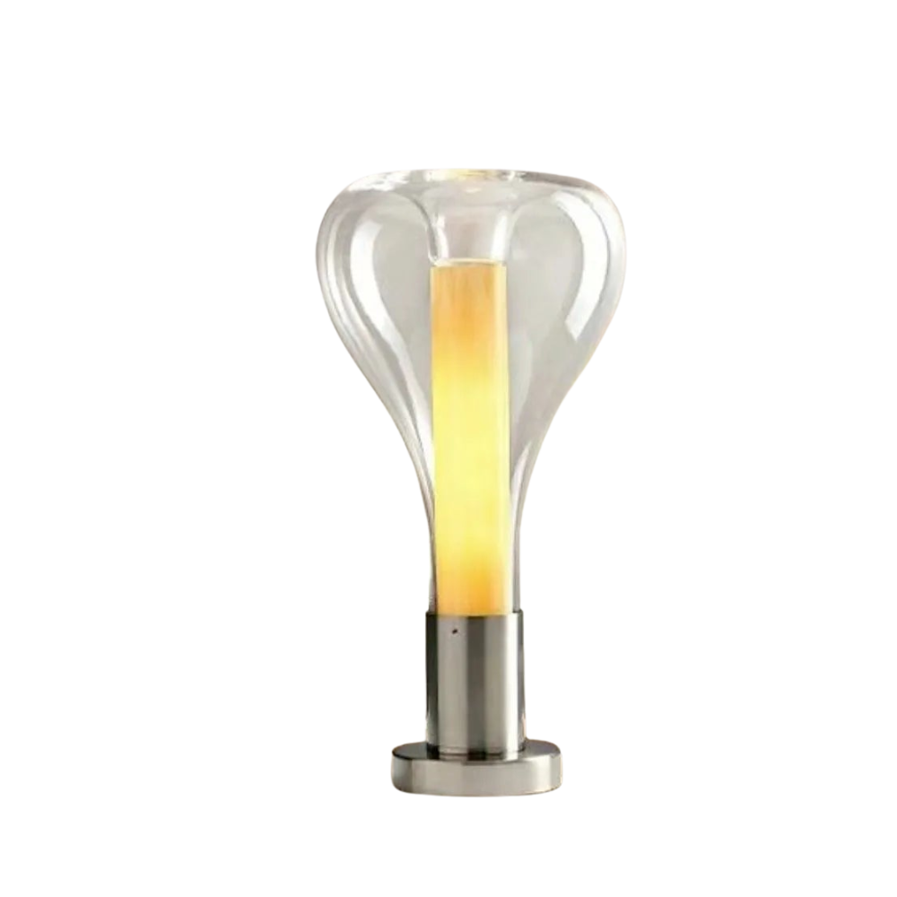 Sfeervolle Tafellamp met LED Verlichting – Creatief Glasontwerp voor Sfeervolle Interieurverlichting
