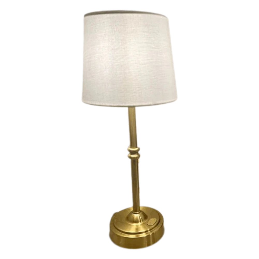 Draadloze Oplaadbare Tafellamp met Retro Design – LED, Dimfunctie, Ideaal voor Binnen en Buiten