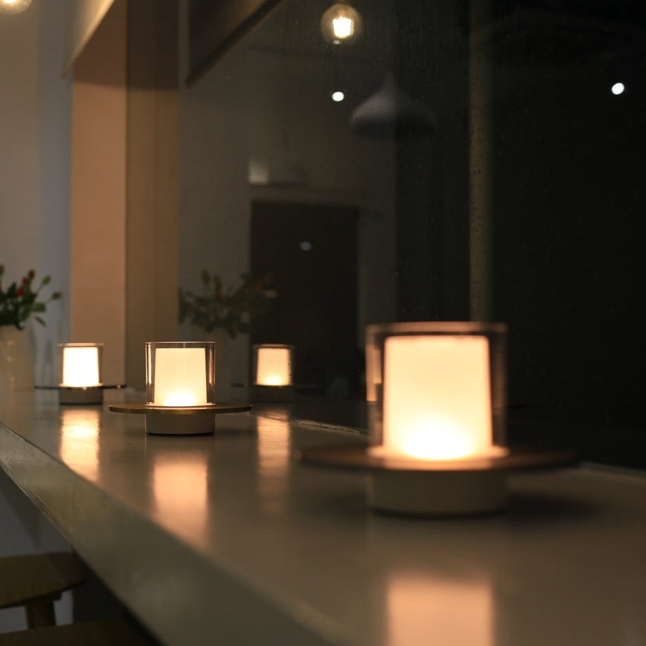 Draadloze Kaarsenlamp met Handbeweging Bediening – Oplaadbare Draadloze Verlichting in Goud en Zilver