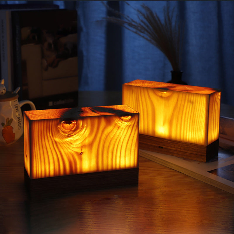 Variant image for Oplaadbare Draadloze Tafellamp met Touch Control en Houtdesign – LED Lamp voor Slaapkamer en Bureau-8