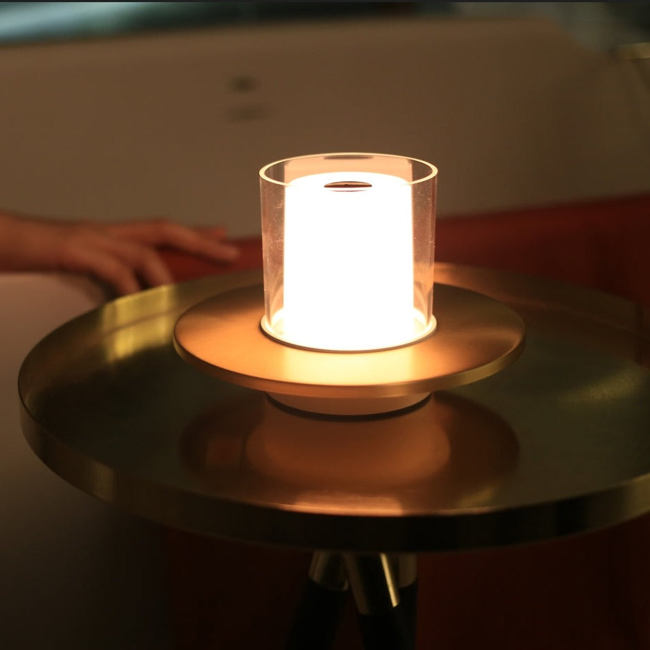 Draadloze Kaarsenlamp met Handbeweging Bediening – Oplaadbare Draadloze Verlichting in Goud en Zilver