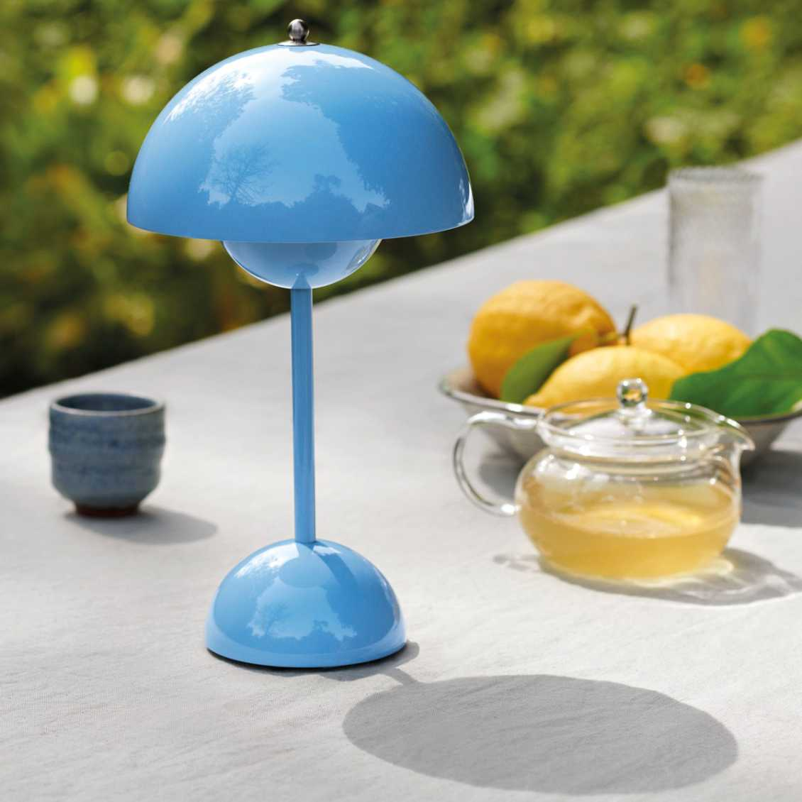 Oplaadbare Tafellamp met Aanraakbediening en Warm Witte LED Verlichting – Modern Nachtkast Lampje op Batterijen