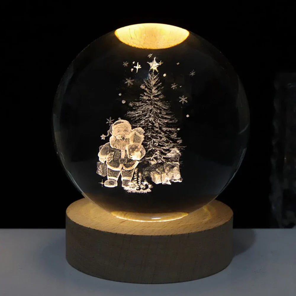 3D Kristallamp met Ruimtescènes – Magische Nachtlamp voor Sfeervolle Verlichting 15
