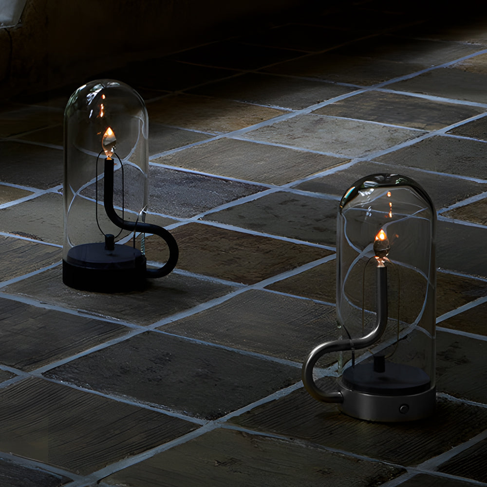 Draadloze Oplaadbare Tafellamp met LED Verlichting - Modern en Elegant Design voor Binnen en Buiten