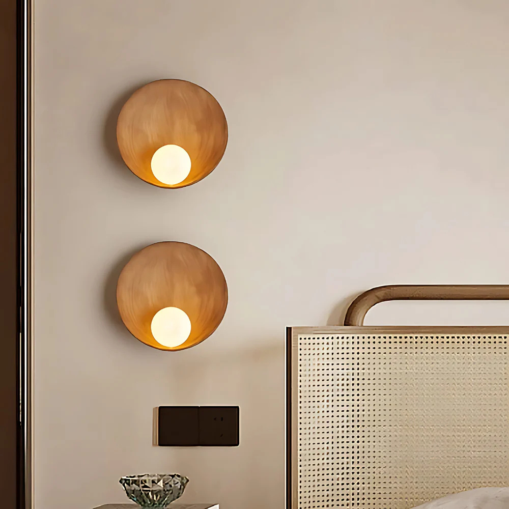 Moderne Wandlamp in Japandi-stijl met Minimalistisch Design voor een Serene Sfeer