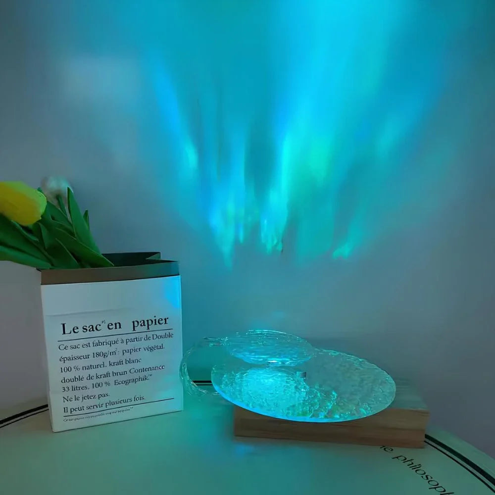 Zonsondergangsfeer Lamp met Instelbare Projecties en Dimbare Warme Verlichting – Ideaal voor Woonkamers en Slaapkamers