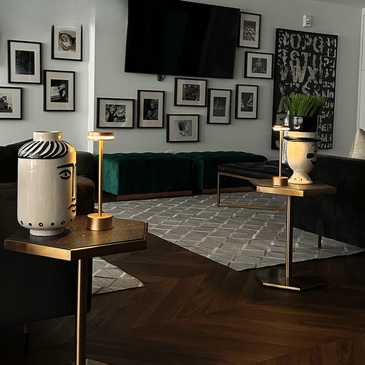 Trådløs Bordlampe med Touchbetjening og Lang Batterilevetid – Genopladelig og Dæmpbar Natbordslampe til Enhver Indretning