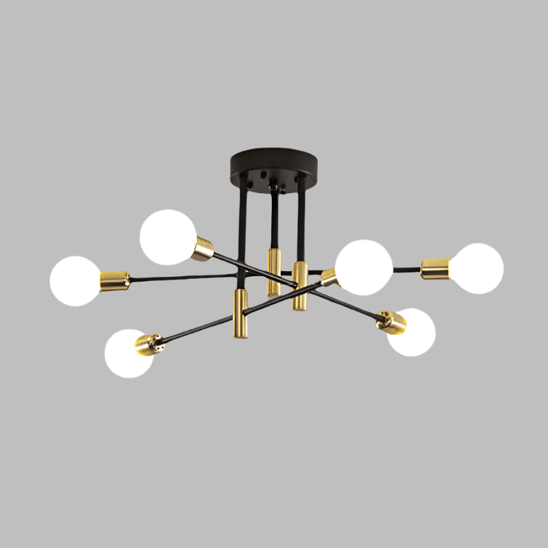 Moderne Zwarte LED Plafondlamp met Diffuus Licht voor Slaapkamer en Woonkamer - Minimalistisch Ontwerp