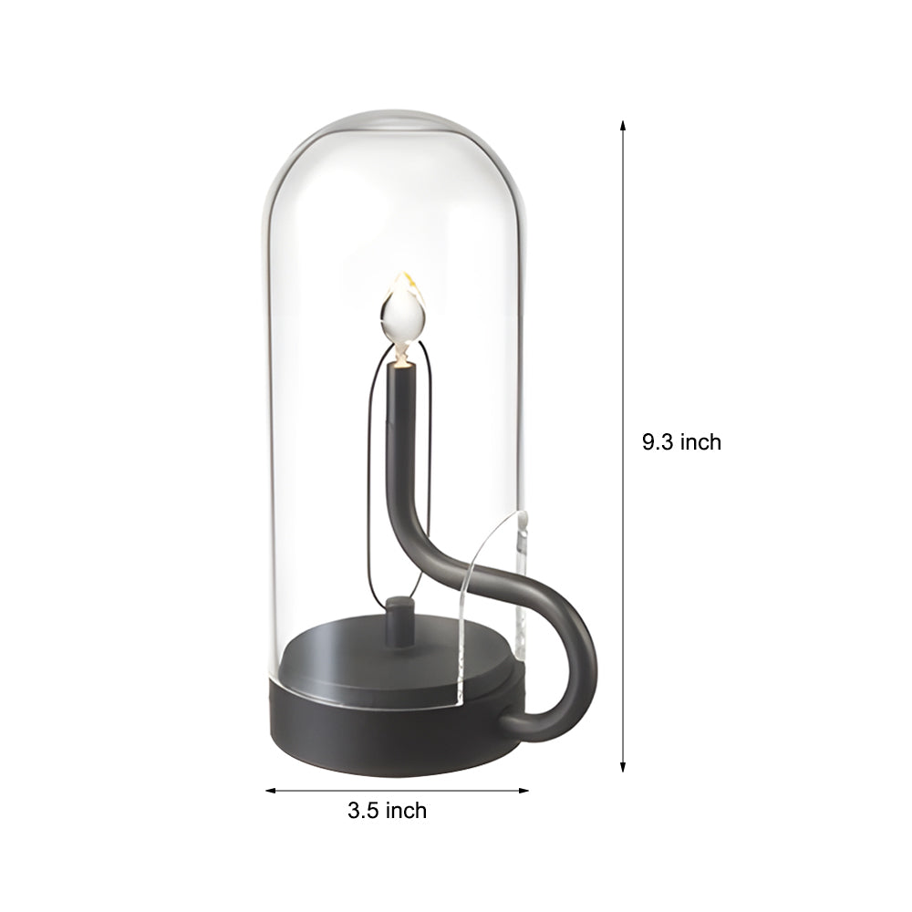 Draadloze Oplaadbare Tafellamp met LED Verlichting - Modern en Elegant Design voor Binnen en Buiten