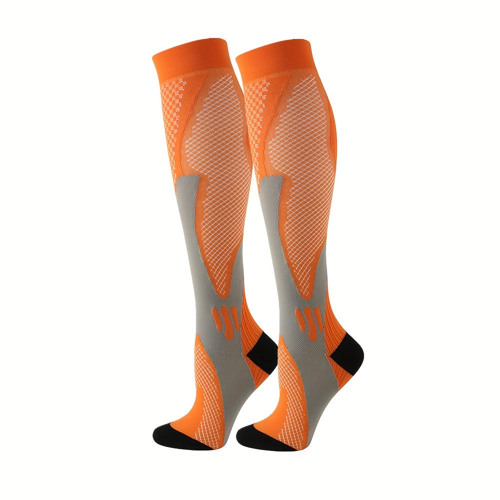 Ademende Compressie Sokken Dames voor Hardlopen en Sport – Ondersteuning en Herstel, One Size, Ademend Materiaal 9