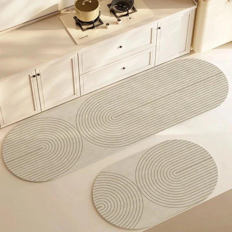 Antislip Keukenmat - Super Absorberend en Duurzaam - Minimalistisch Design voor Comfort en Veiligheid 4