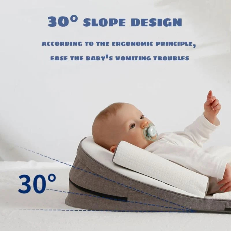 Baby Wigkussen voor Zijslapen – Ergonomisch, Hypoallergeen, Anti-Reflux, Lichtgewicht en Wasbare Hoes 1