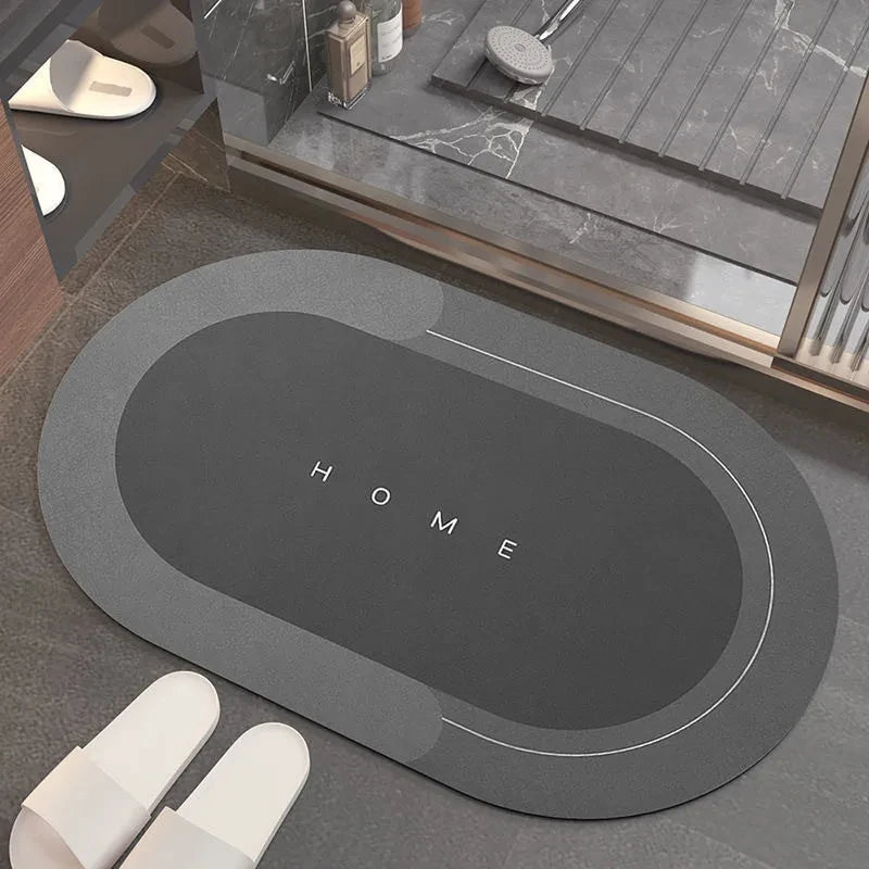 Badkamermat 40 x 60 cm van Diatomeeënaarde met Antislip en Sneldrogende Eigenschappen - Veilig en Stijlvol voor Uw Badkamer 10