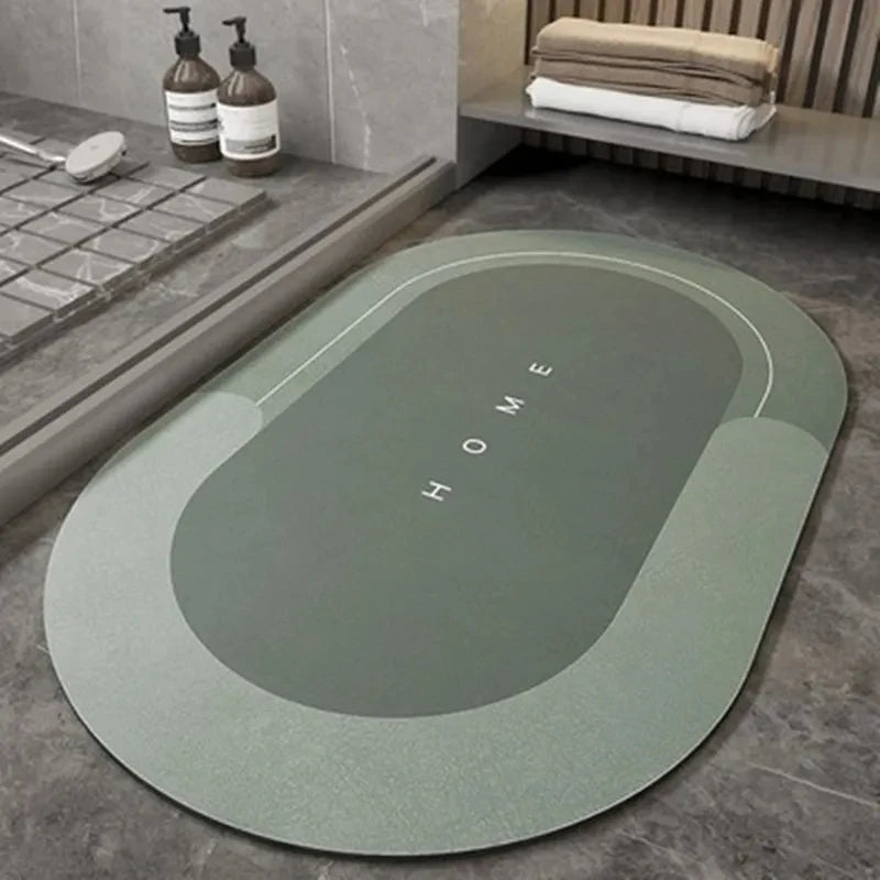 Badkamermat 40 x 60 cm van Diatomeeënaarde met Antislip en Sneldrogende Eigenschappen - Veilig en Stijlvol voor Uw Badkamer 7