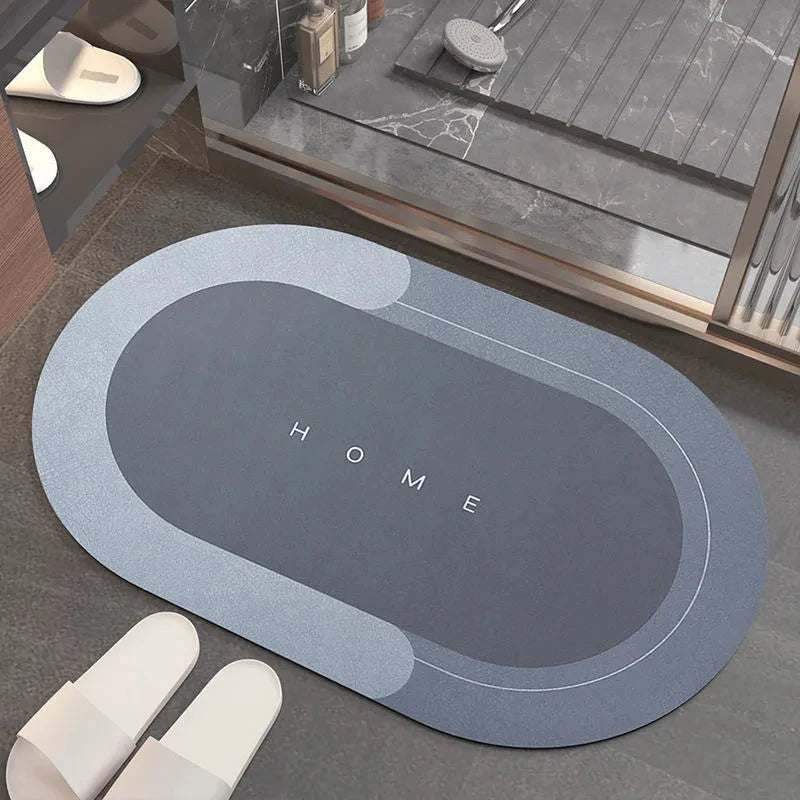 Badkamermat 40 x 60 cm van Diatomeeënaarde met Antislip en Sneldrogende Eigenschappen - Veilig en Stijlvol voor Uw Badkamer 9