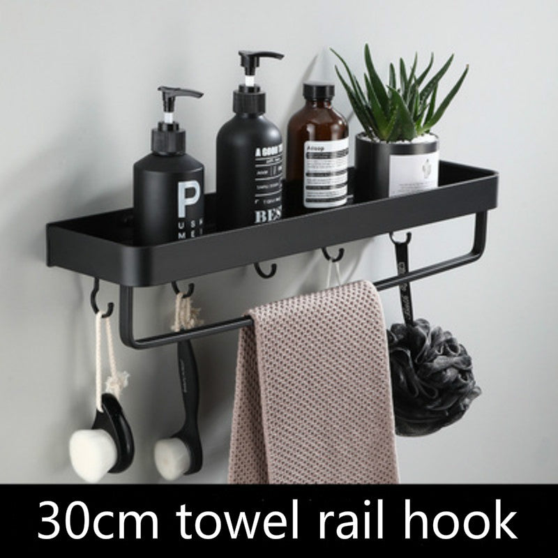 Badkamerplank zonder Boren – Ruimtebesparende Aluminium Hoekplank voor Douche met Roestbestendige Afwerking 10