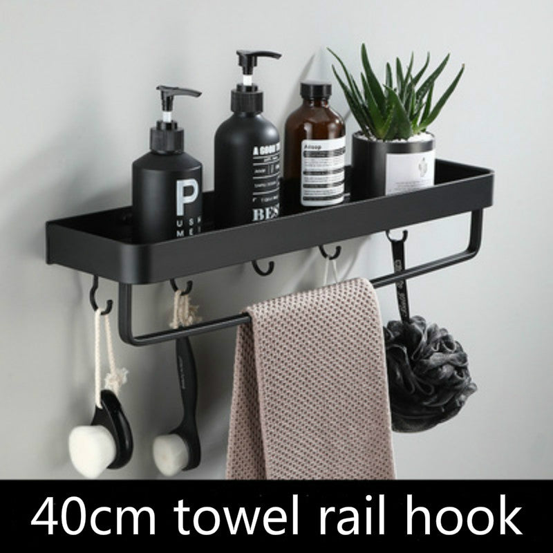 Badkamerplank zonder Boren – Ruimtebesparende Aluminium Hoekplank voor Douche met Roestbestendige Afwerking 11