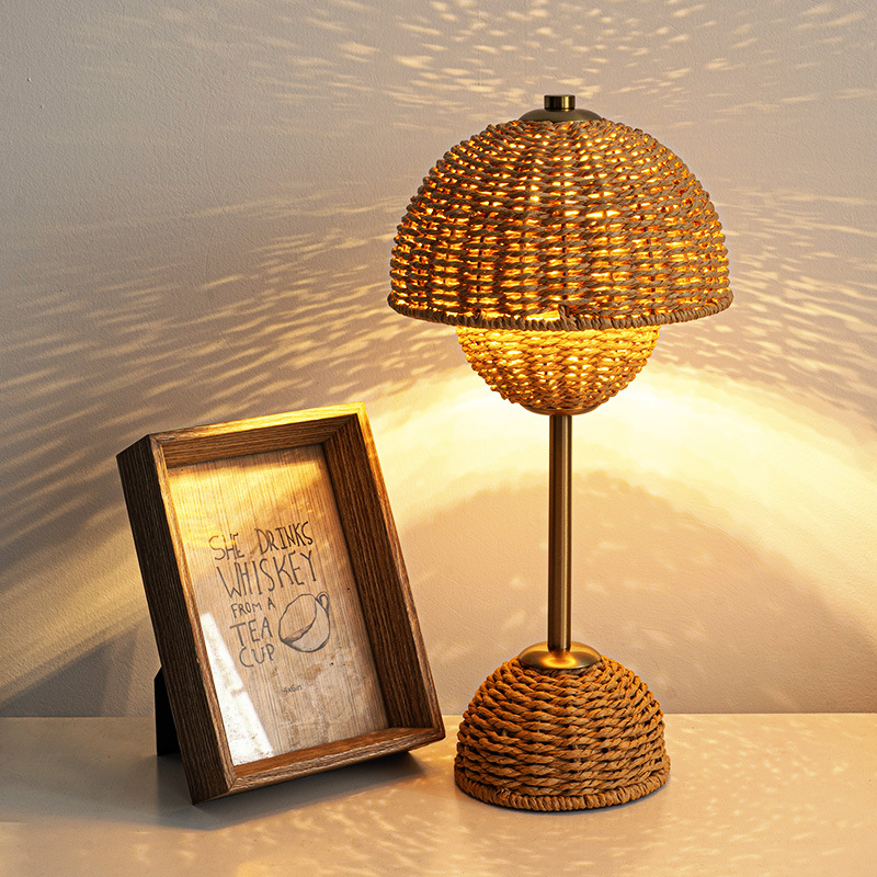 Bamboe Hanglamp Auroraglo - Duurzaam Bamboe met Warme Gloed voor Sfeervolle Verlichting 0