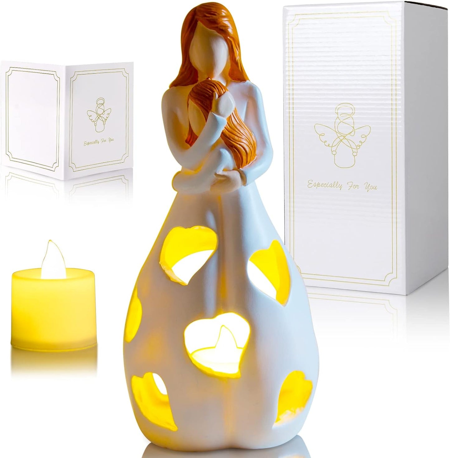 Beige Hars Lamp voor Romantische Sfeer – Compact 7cm x 22cm, Geen Stroomvoorziening, Duurzaam Interieurdecoratie 3