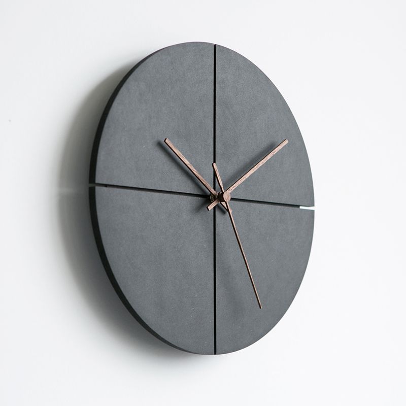 Betonnen Wandklok 28 cm – Minimalistisch Design met Stille Werking en Duurzaam Materiaal 1