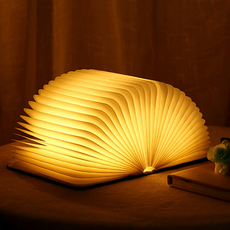 Betoverende Boekenlamp met LED Verlichting – Oplaadbaar en Sensorbesturing 0