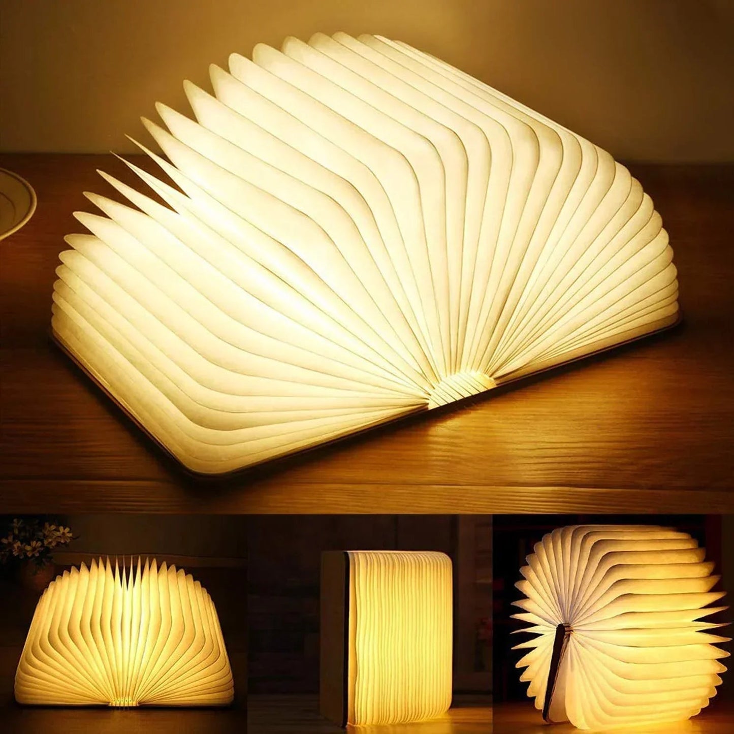 Betoverende Boekenlamp met LED Verlichting – Oplaadbaar en Sensorbesturing 7