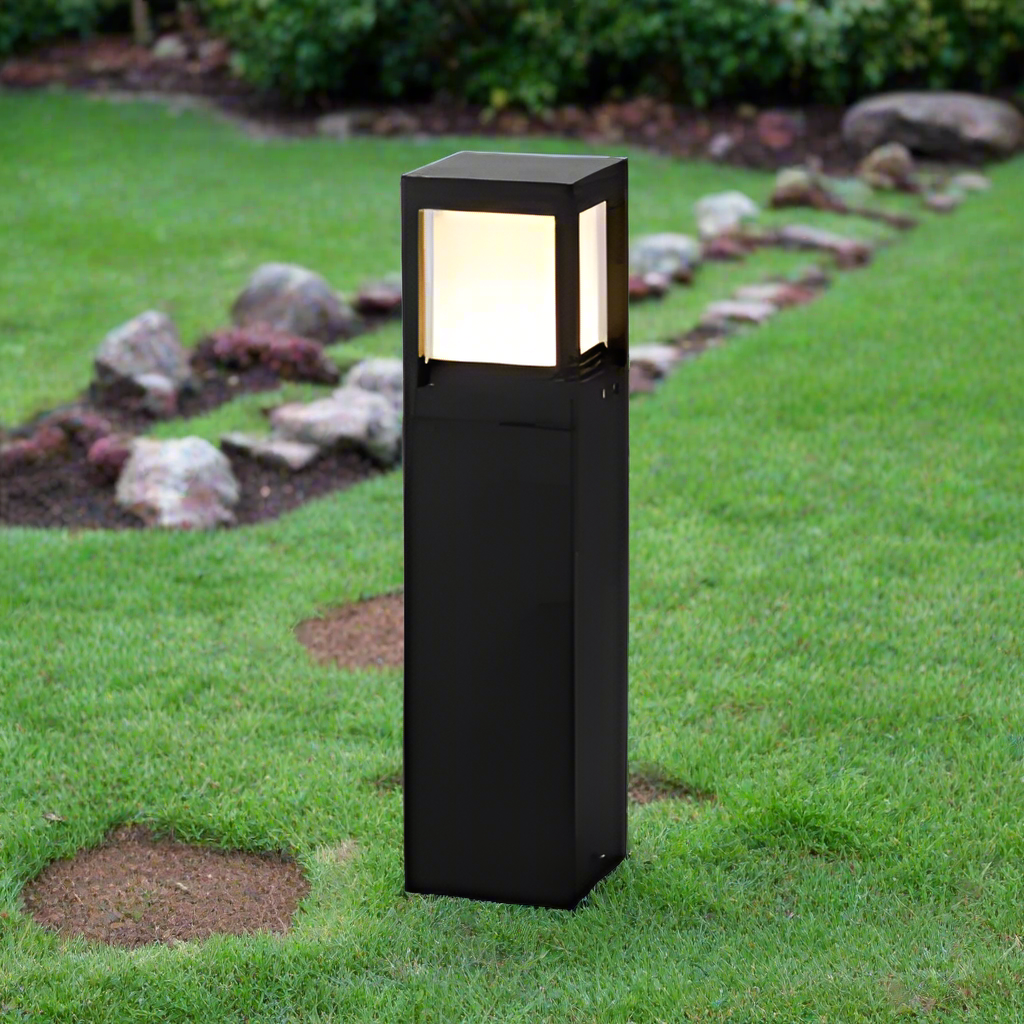 Buitenlamp Zonne-energie - Waterdichte Solar Wandlamp 60cm met Warm Wit LED Licht voor Tuin en Terras 5