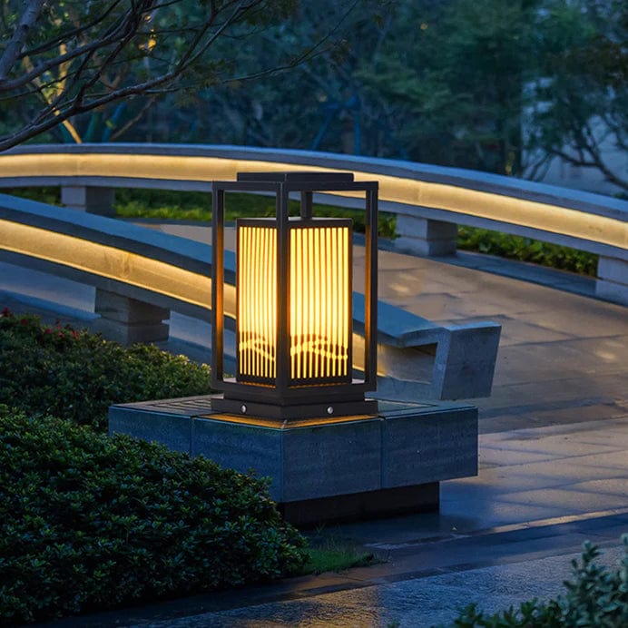 Buitenlamp Zonne Energie - Waterdichte Kooipaal Lamp met LED Licht voor Buitenverlichting, Duurzaam en Modern Design 2