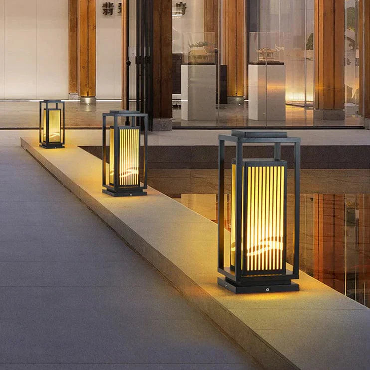 Buitenlamp Zonne Energie - Waterdichte Kooipaal Lamp met LED Licht voor Buitenverlichting, Duurzaam en Modern Design 3