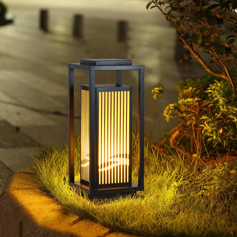 Buitenlamp Zonne Energie - Waterdichte Kooipaal Lamp met LED Licht voor Buitenverlichting, Duurzaam en Modern Design 4