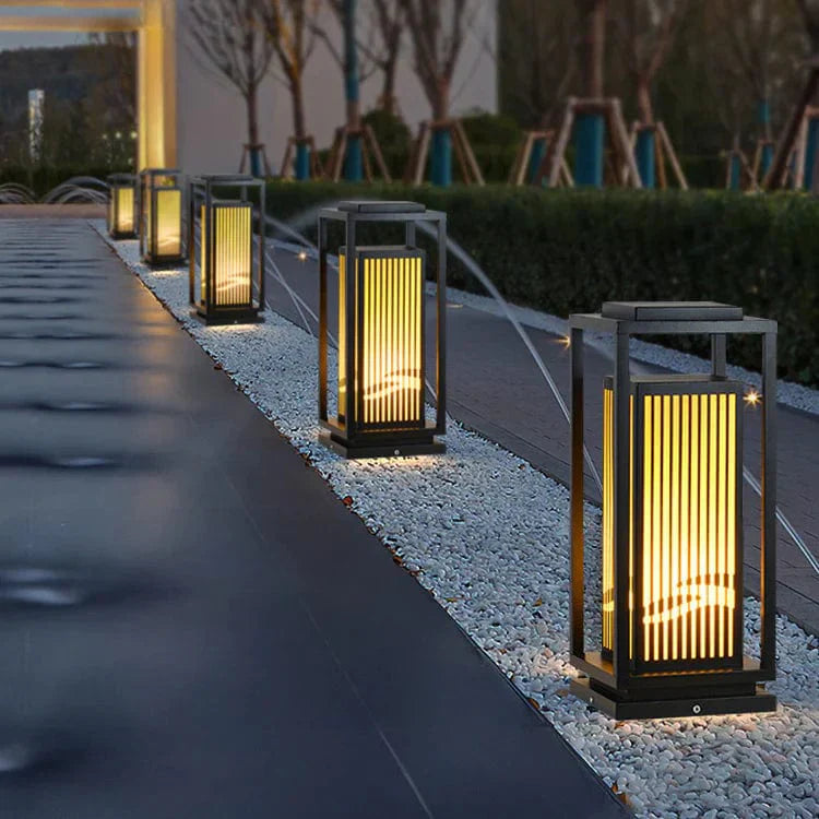Buitenlamp Zonne Energie - Waterdichte Kooipaal Lamp met LED Licht voor Buitenverlichting, Duurzaam en Modern Design 5