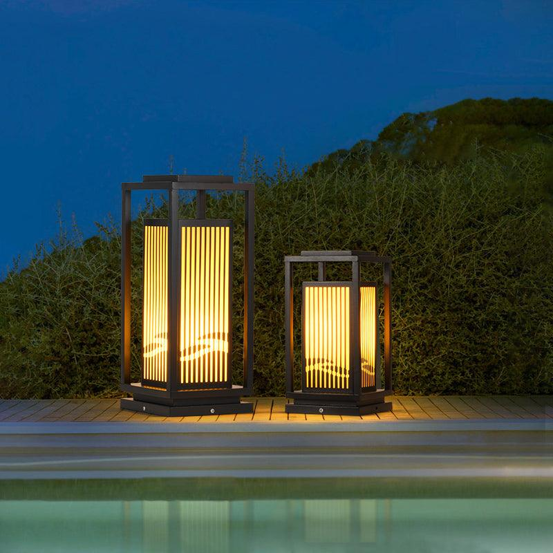 Buitenlamp Zonne Energie - Waterdichte Kooipaal Lamp met LED Licht voor Buitenverlichting, Duurzaam en Modern Design 9