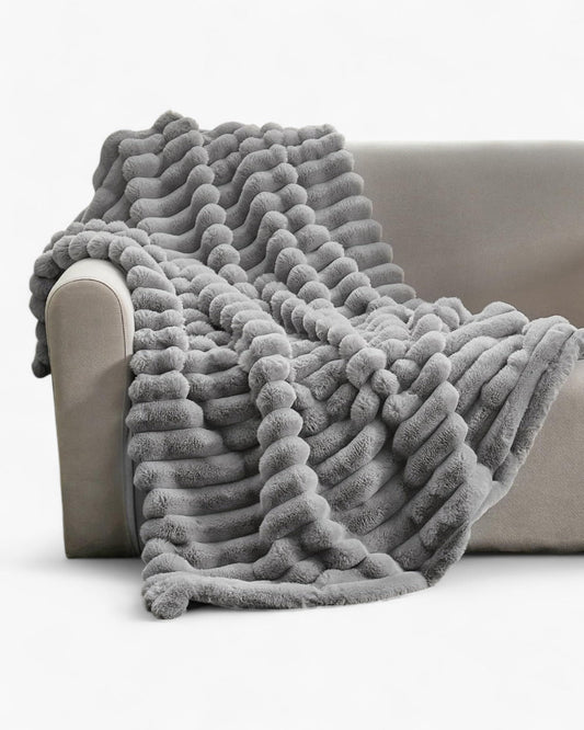 Chique Pluche Warmte Deken – Zachte Fleece Deken voor Ultiem Comfort en Elegant Interieur 1