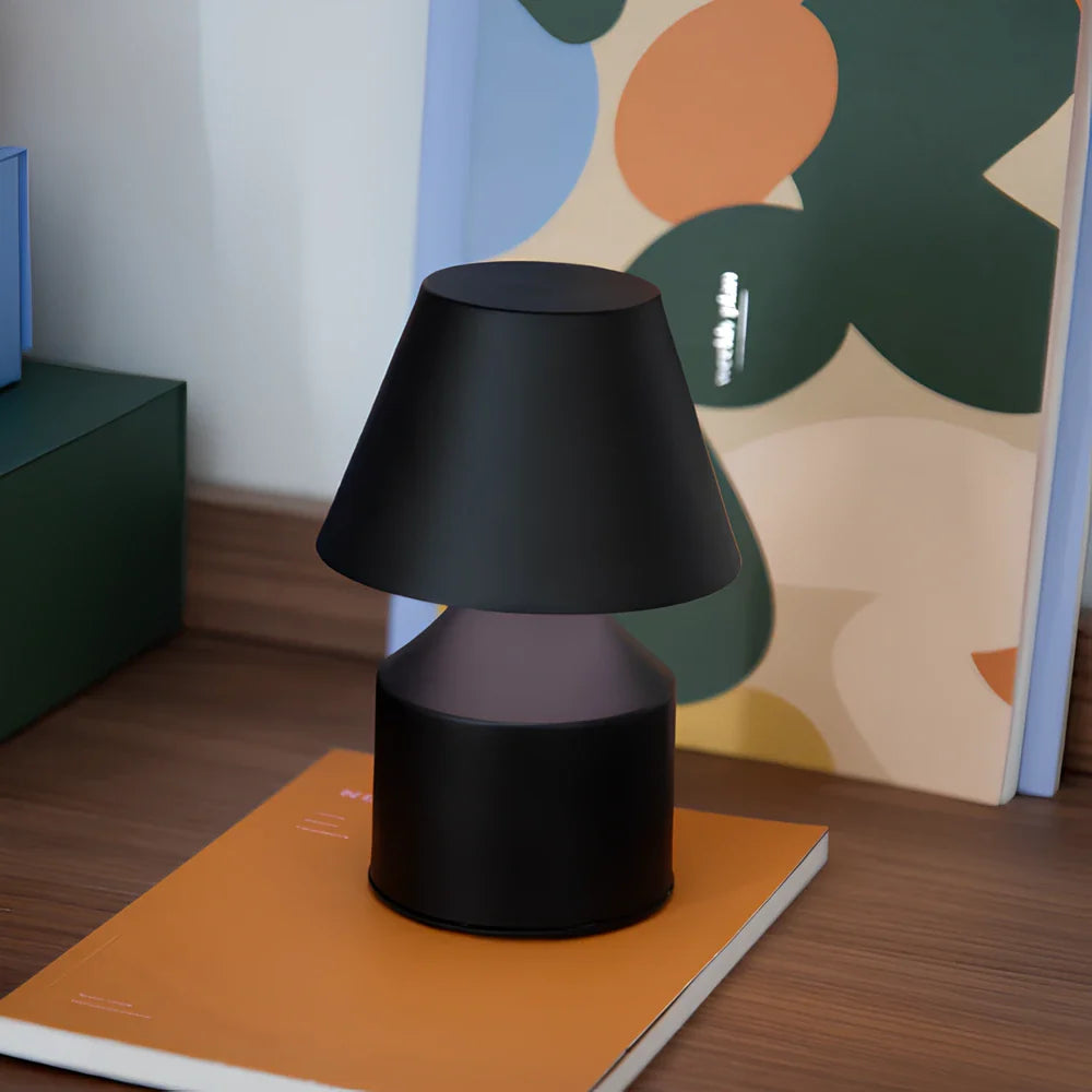 Dimbare Oplaadbare Tafellamp met Touchbediening en Verstelbare Kleurtemperatuur – Draadloos en Modern Nachtkast Lampje