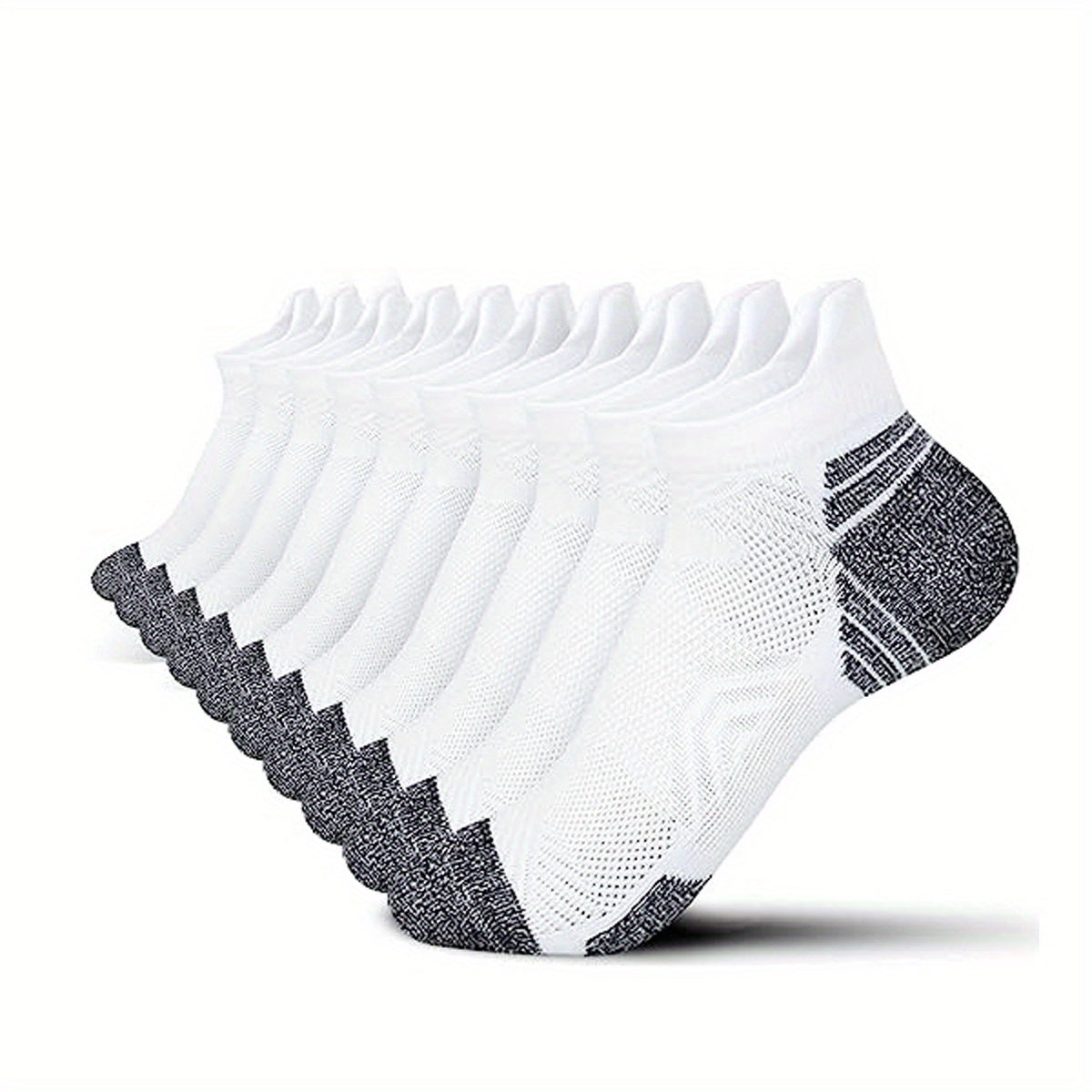 Dames Sokken – Compressie Sport Sokken van Ademend Materiaal, Set van 5 Paar voor Hardlopen en Casual Gebruik 11