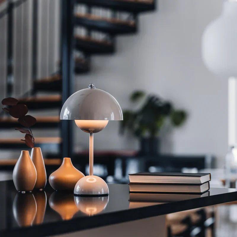 Dimbare Draadloze Tafellamp – Oplaadbare Bloempot Lamp voor Sfeervolle Verlichting in Huis 4