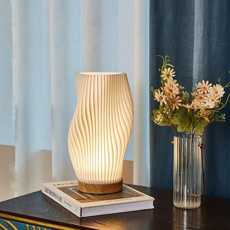 Dimbare Hanglamp Wavecrest met USB-aansluiting en Twee Verlichtingstinten – Modern Metaal en ABS Design 2