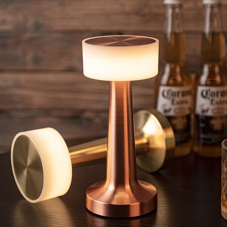 Dimbare Oplaadbare Tafellamp met LED Verlichting – Elegante Batterijlamp voor Cafés en Thuisgebruik 8