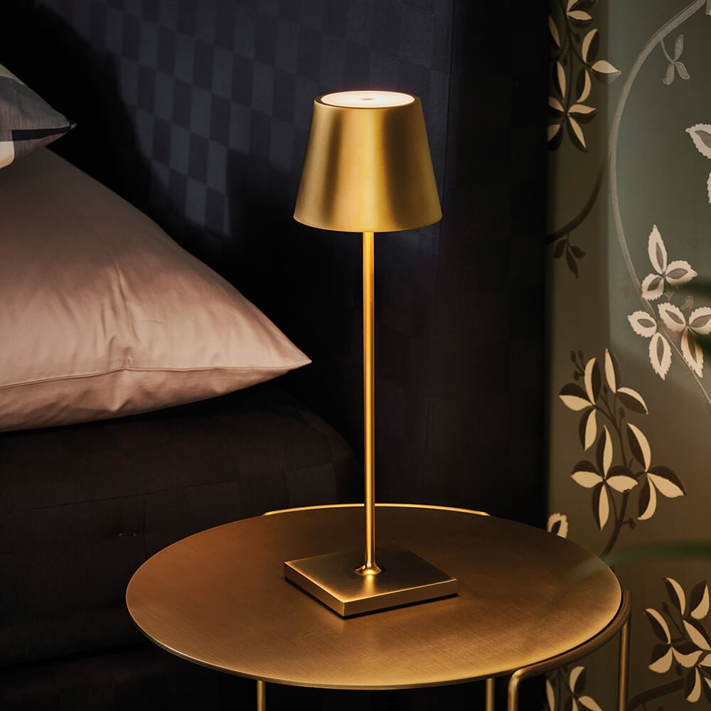 Dimbare Zwarte Tafellamp met Aanraakbediening – Oplaadbare en Draadloze Aluminium Lamp 38 cm 2