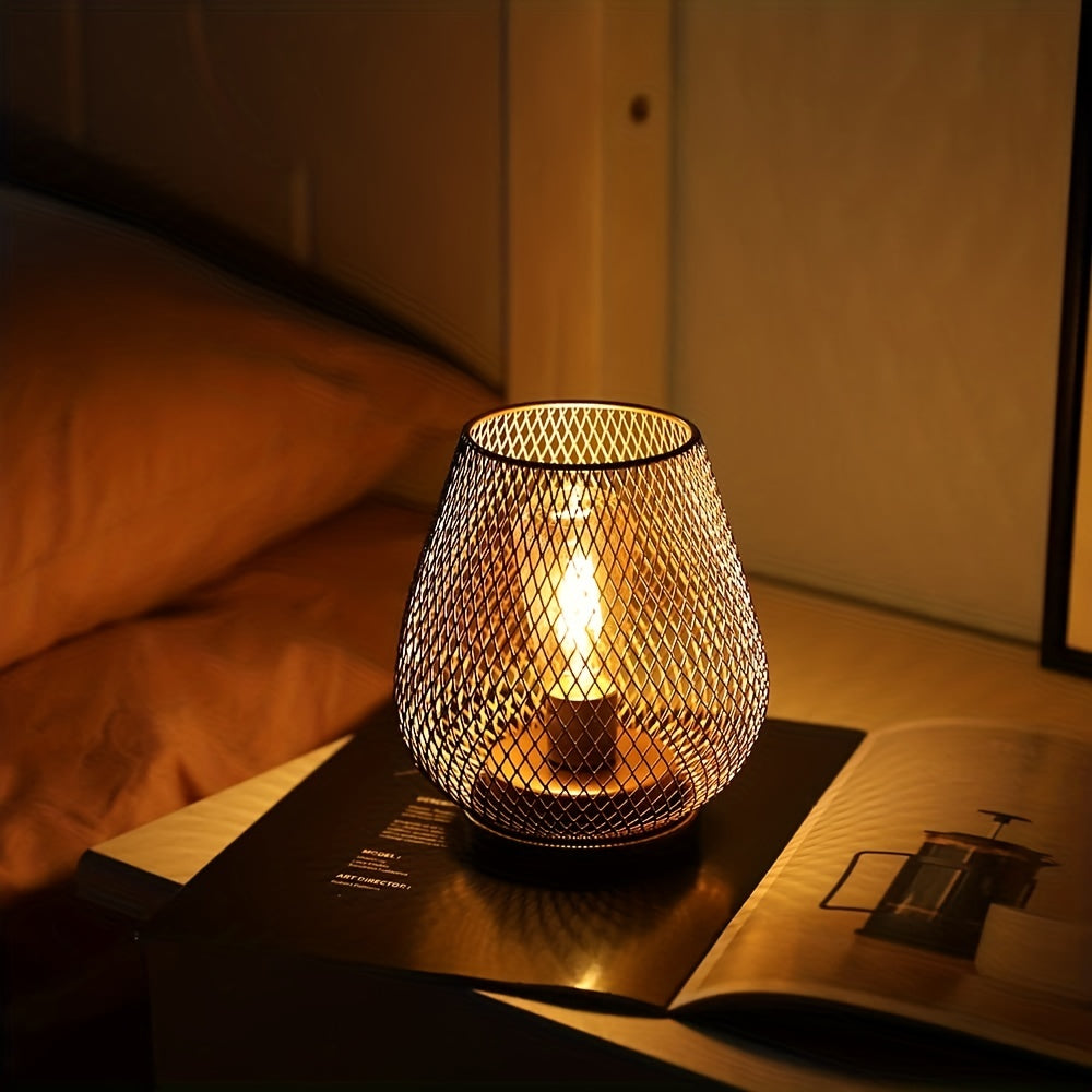 Draadloze LED-lantaarn met Warm Wit Licht – Perfect voor Binnen en Buiten 6