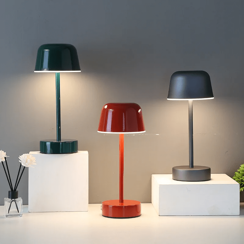 Draadloze Oplaadbare Tafellamp met Dimbare Lichtkleuren – Modern Design, Compact en Oogvriendelijk 4