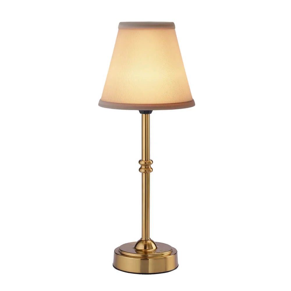 Draadloze Oplaadbare Tafellamp met Retro Design – LED, Dimfunctie, Ideaal voor Binnen en Buiten 0