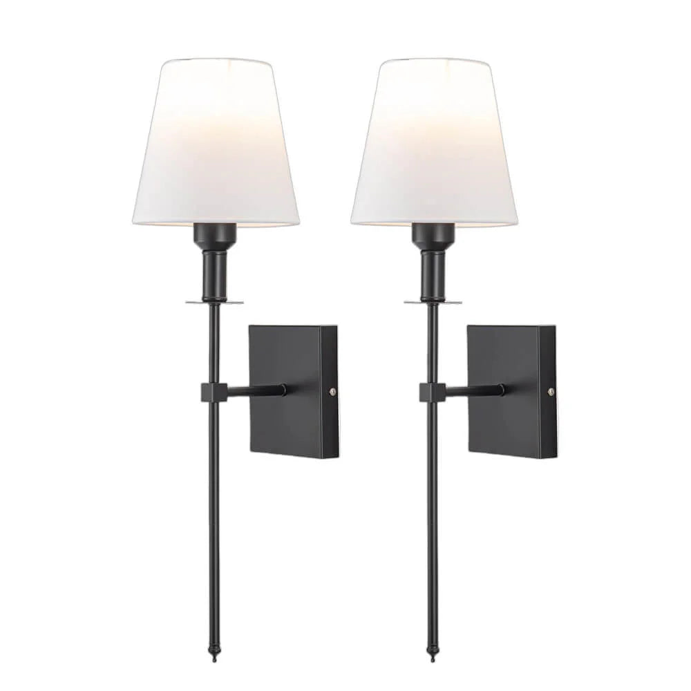 Draadloze Oplaadbare Wandlampen Set van 2 met Dimbare Driekleurige Verlichting voor Binnengebruik 3
