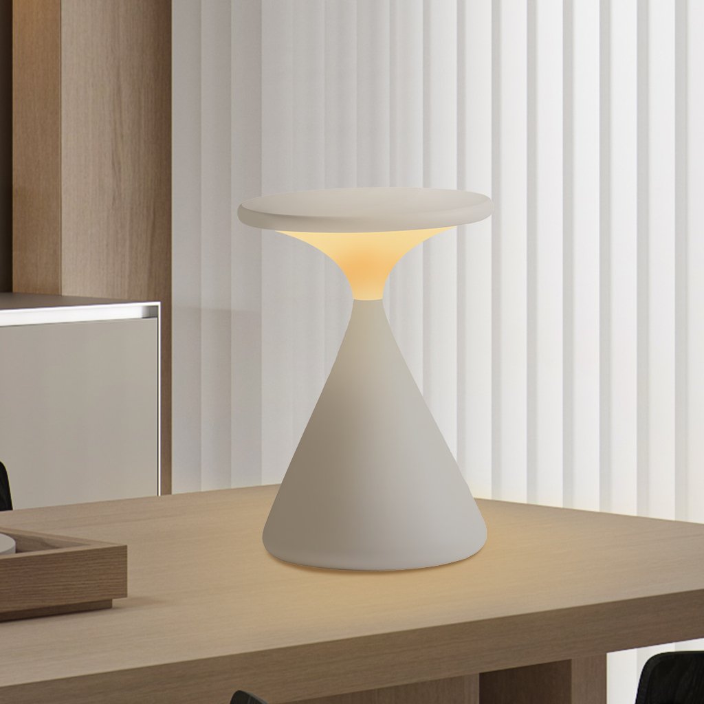 Draadloze Tafellamp in Zandloper Vorm – Stijlvolle Verlichting voor Elk Interieur 2