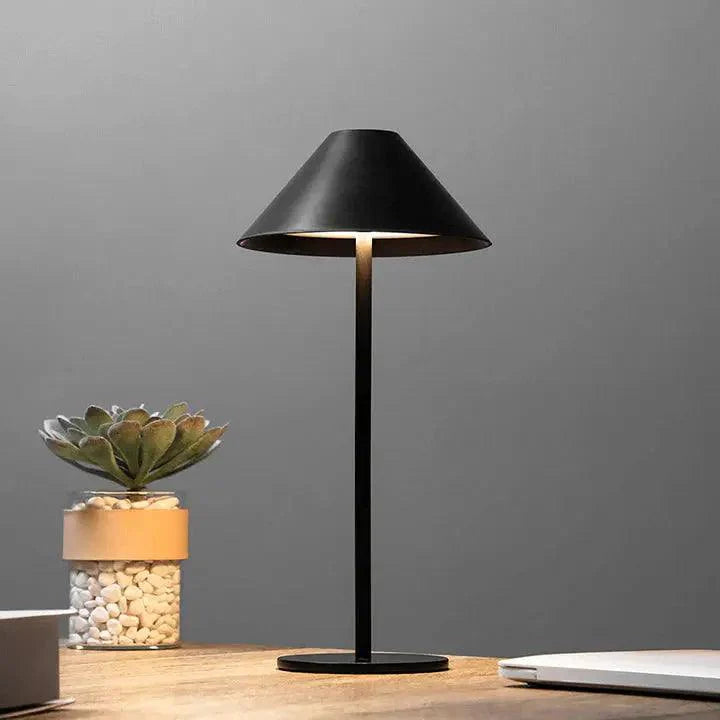 Draadloze Waterdichte Tafellamp met Aanraakbediening en Minimalistisch Ontwerp – Oplaadbaar en Compact 15×31cm 5