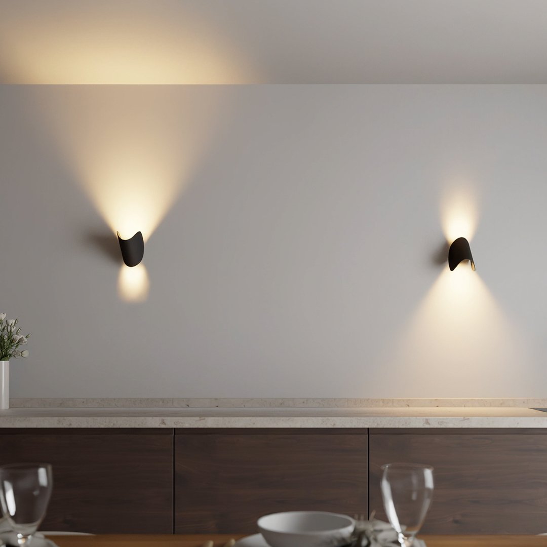 Draaibare Wandlamp met LED Verlichting – Energiezuinige Aluminium Lamp in Zwart 2