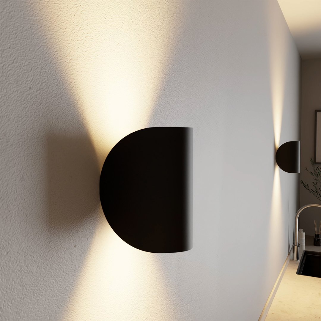Draaibare Wandlamp met LED Verlichting – Energiezuinige Aluminium Lamp in Zwart 3
