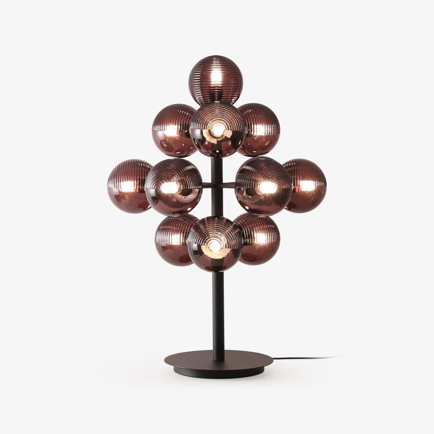 Druif Tafellamp van Metaal en Glas – Elegante Verlichting met Uniek Ontwerp 4